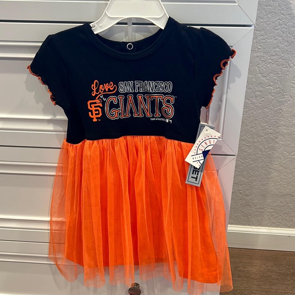 2T Giants MLB love San Fransisco Dress
